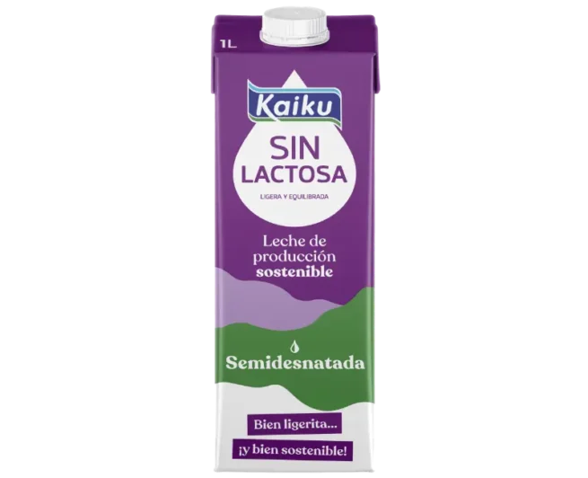 Kaiku Sin Lactosa esne erdigaingabetua