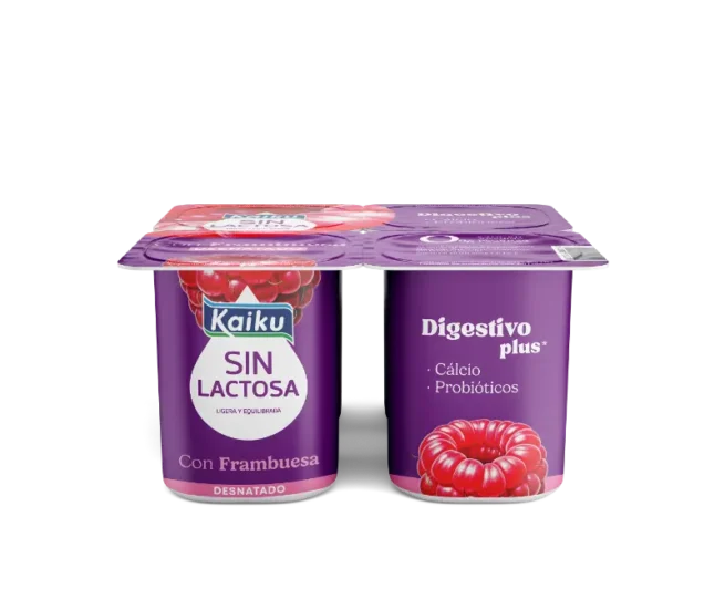 Kaiku Sin Lactosa jogurt gaingabetua mugurdiekin