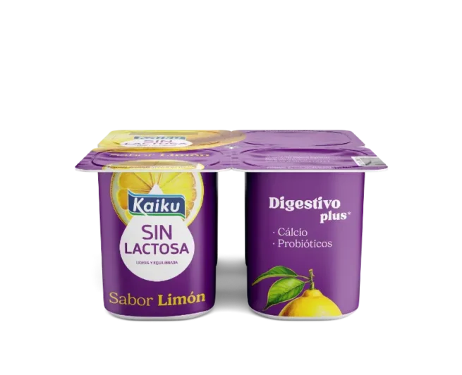 Yogur sabor limón Kaiku Sin Lactosa