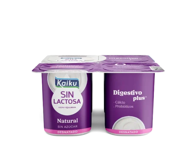 Kaiku Sin Lactosa jogurt natural gaingabetua - 4x125g